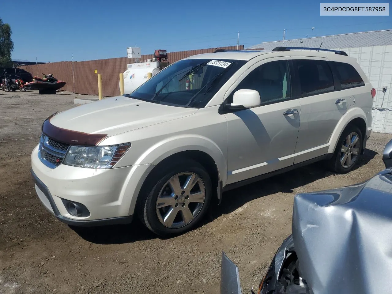 2015 Dodge Journey Limited VIN: 3C4PDCDG8FT587958 Lot: 73721134