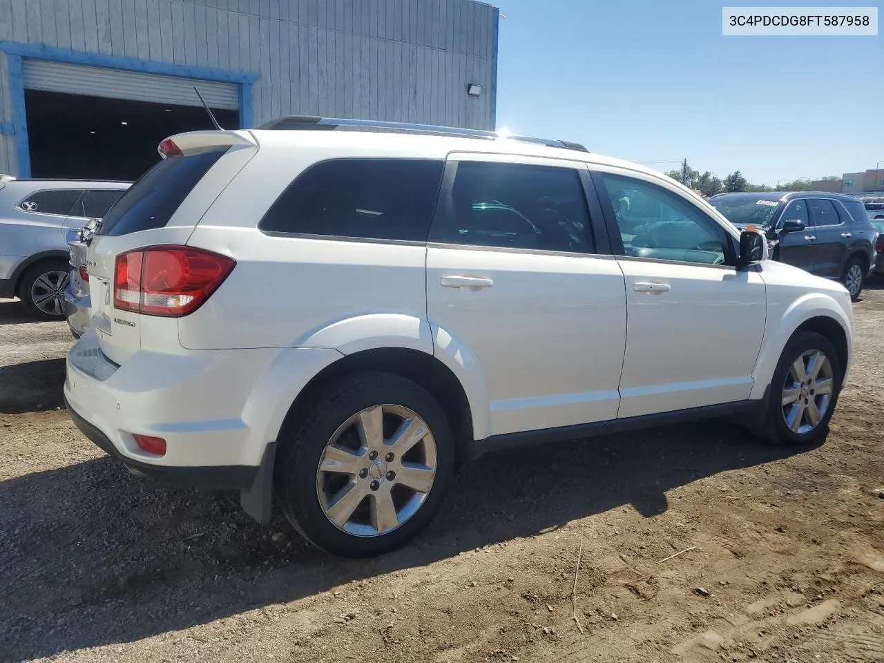 2015 Dodge Journey Limited VIN: 3C4PDCDG8FT587958 Lot: 73721134