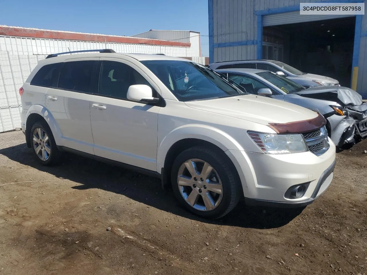 2015 Dodge Journey Limited VIN: 3C4PDCDG8FT587958 Lot: 73721134