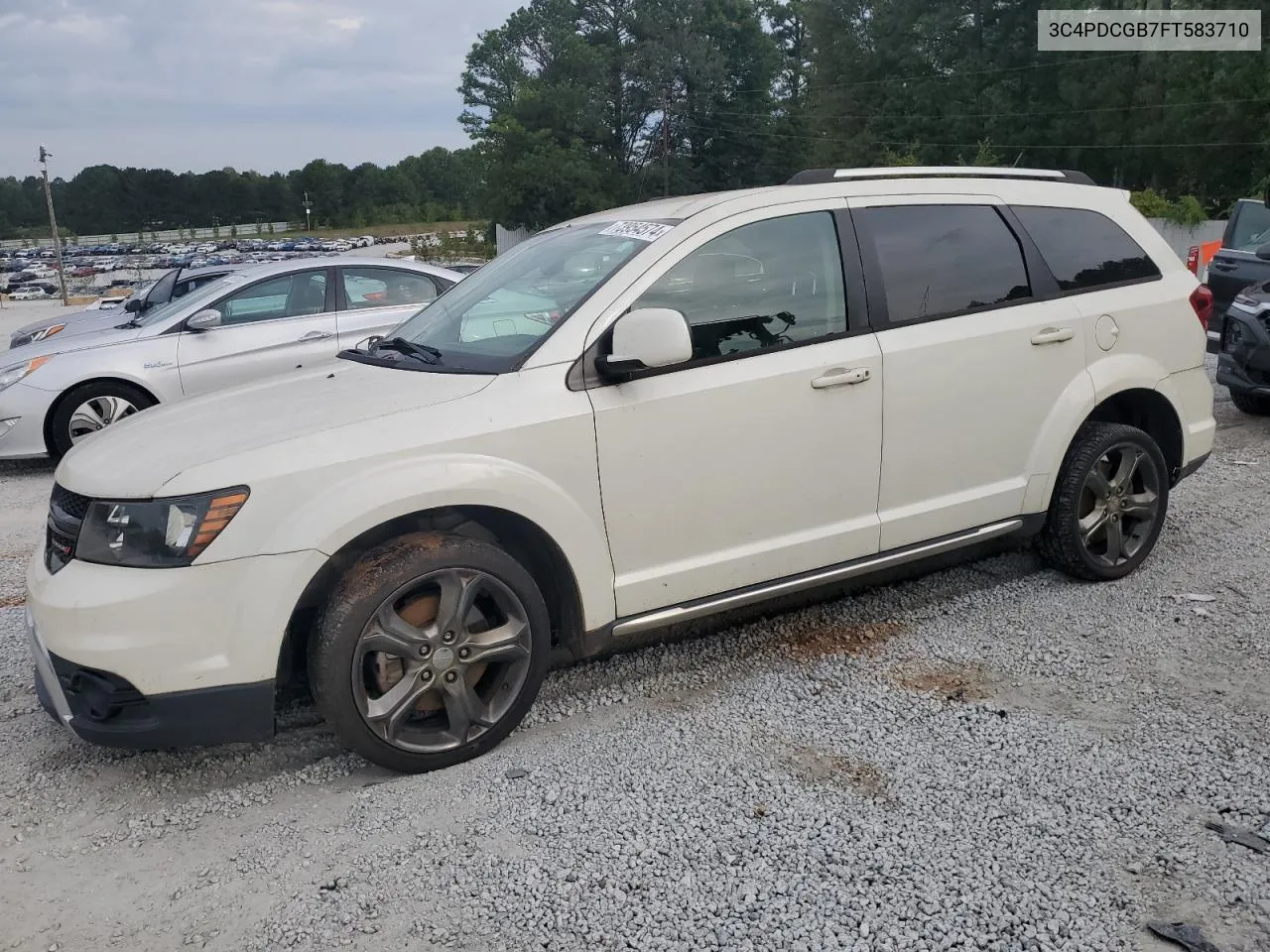 2015 Dodge Journey Crossroad VIN: 3C4PDCGB7FT583710 Lot: 73954574