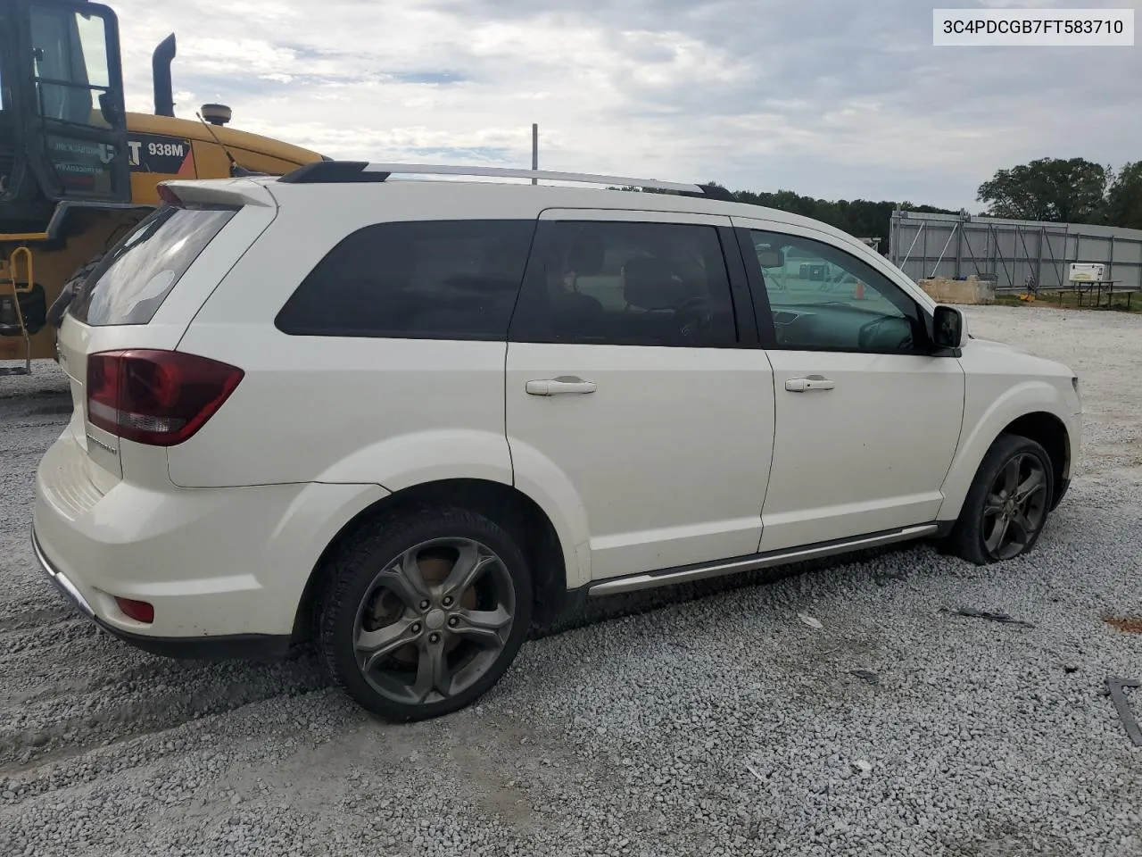 2015 Dodge Journey Crossroad VIN: 3C4PDCGB7FT583710 Lot: 73954574