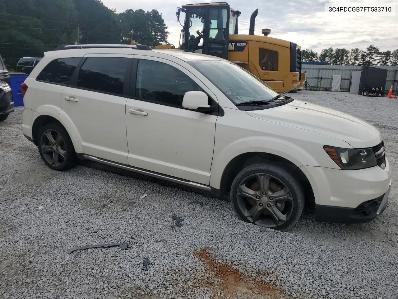 2015 Dodge Journey Crossroad VIN: 3C4PDCGB7FT583710 Lot: 73954574