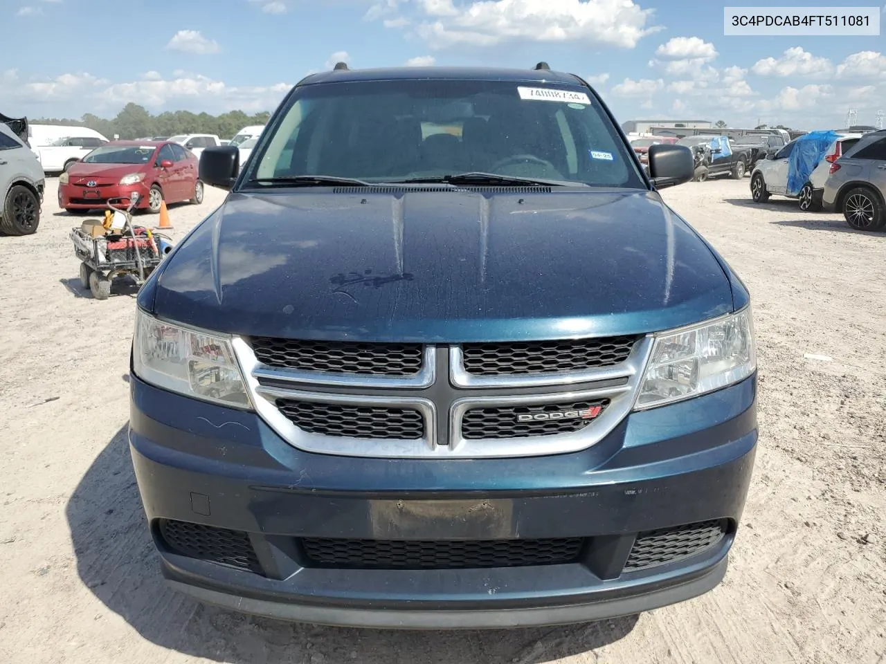 2015 Dodge Journey Se VIN: 3C4PDCAB4FT511081 Lot: 74008734