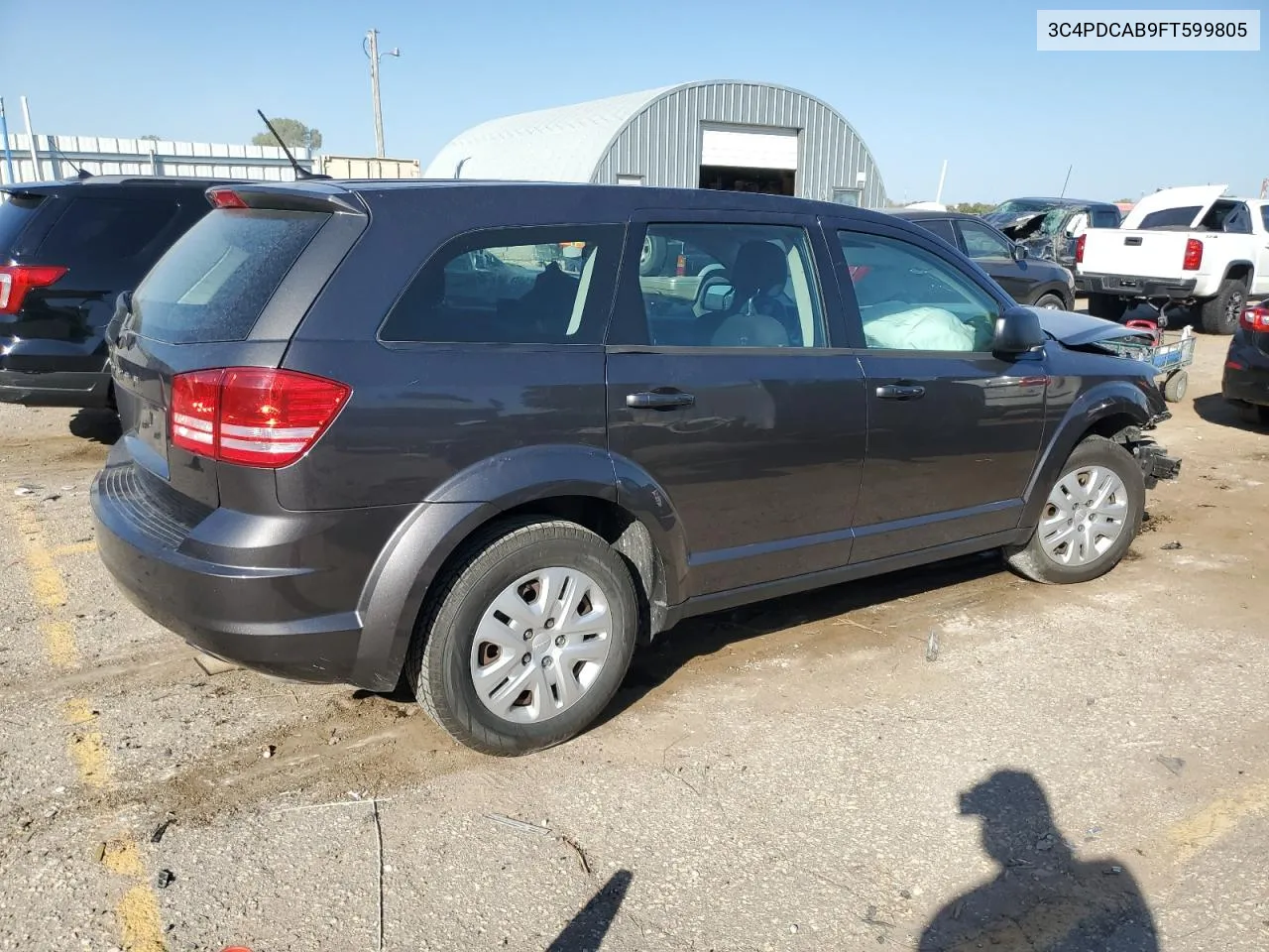 2015 Dodge Journey Se VIN: 3C4PDCAB9FT599805 Lot: 74085264