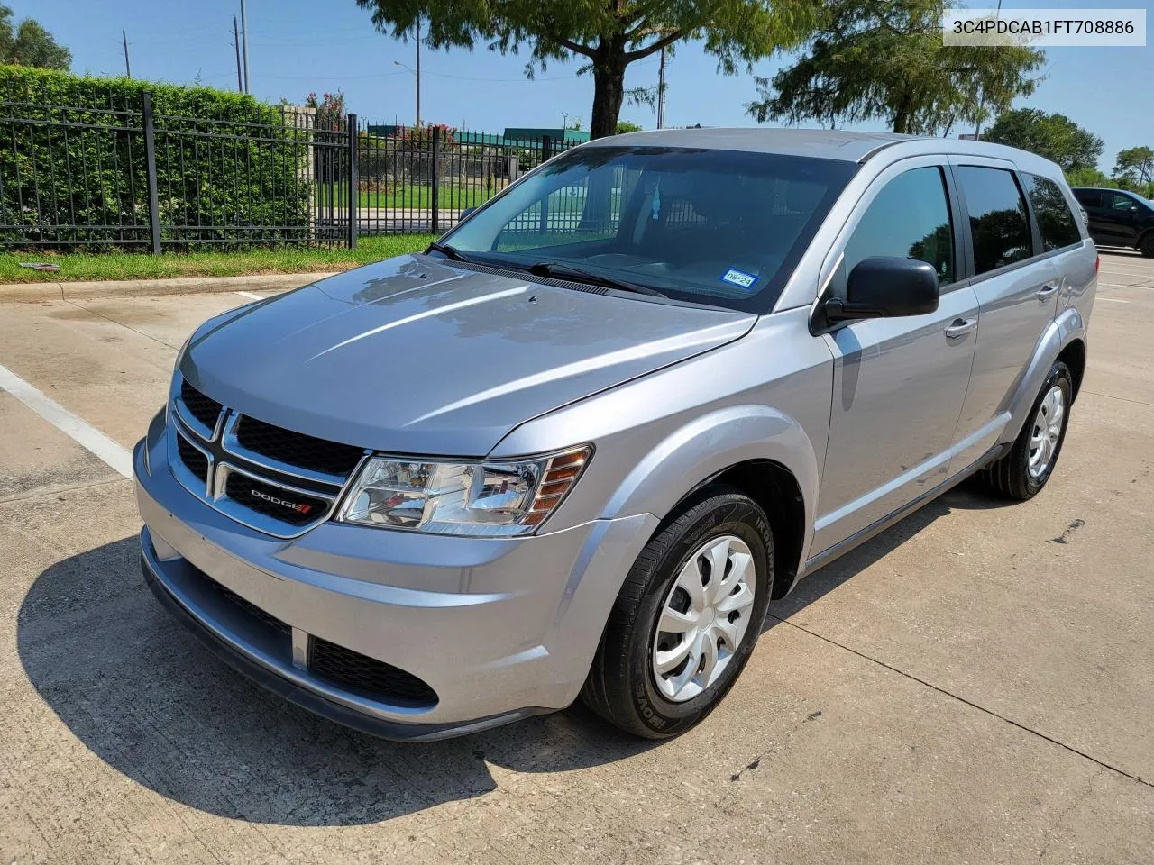 2015 Dodge Journey Se VIN: 3C4PDCAB1FT708886 Lot: 74149824