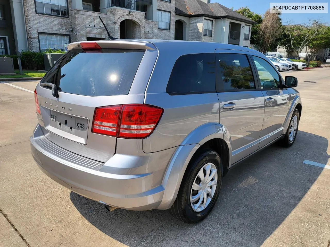 2015 Dodge Journey Se VIN: 3C4PDCAB1FT708886 Lot: 74149824