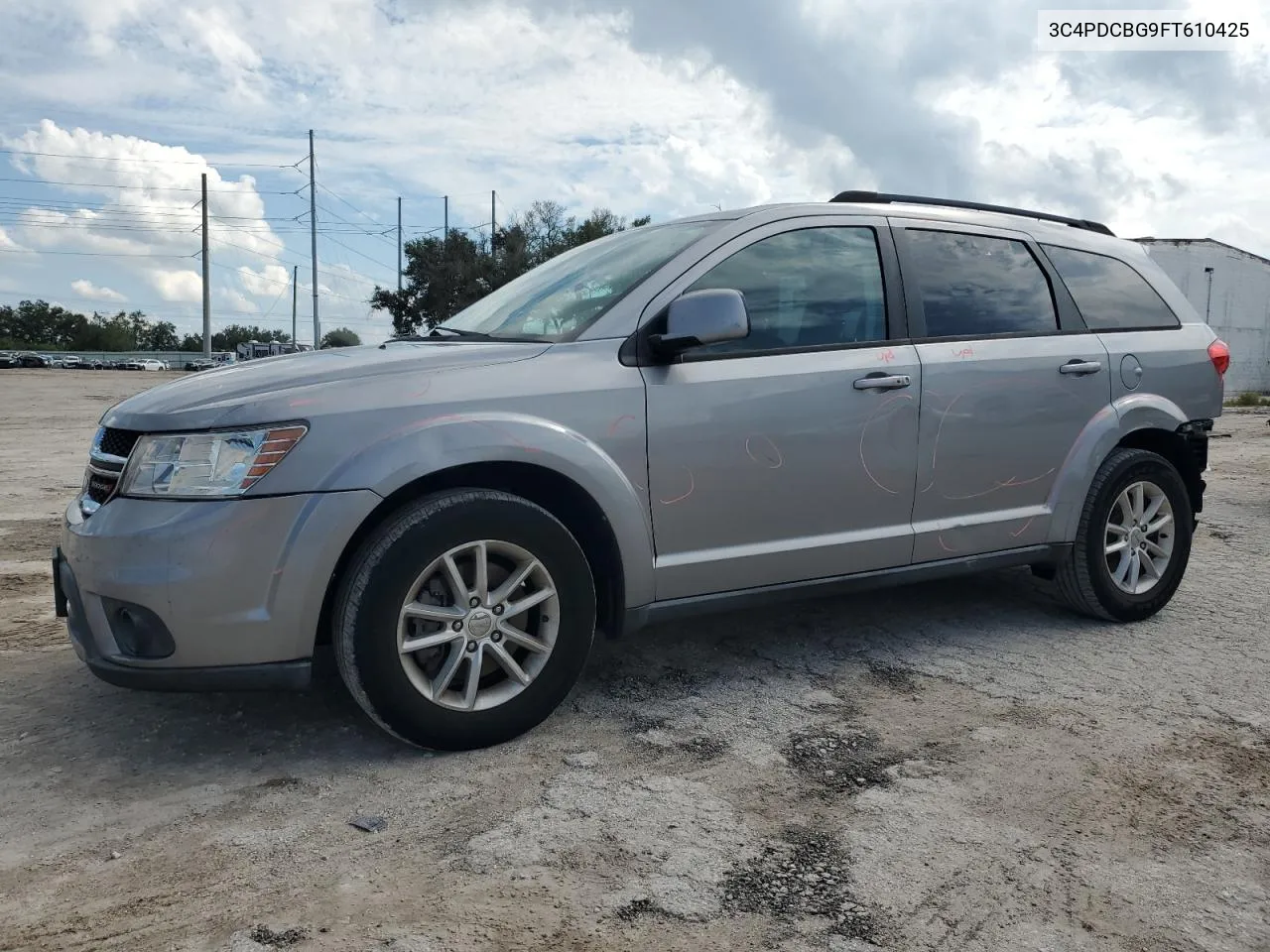 2015 Dodge Journey Sxt VIN: 3C4PDCBG9FT610425 Lot: 74246404