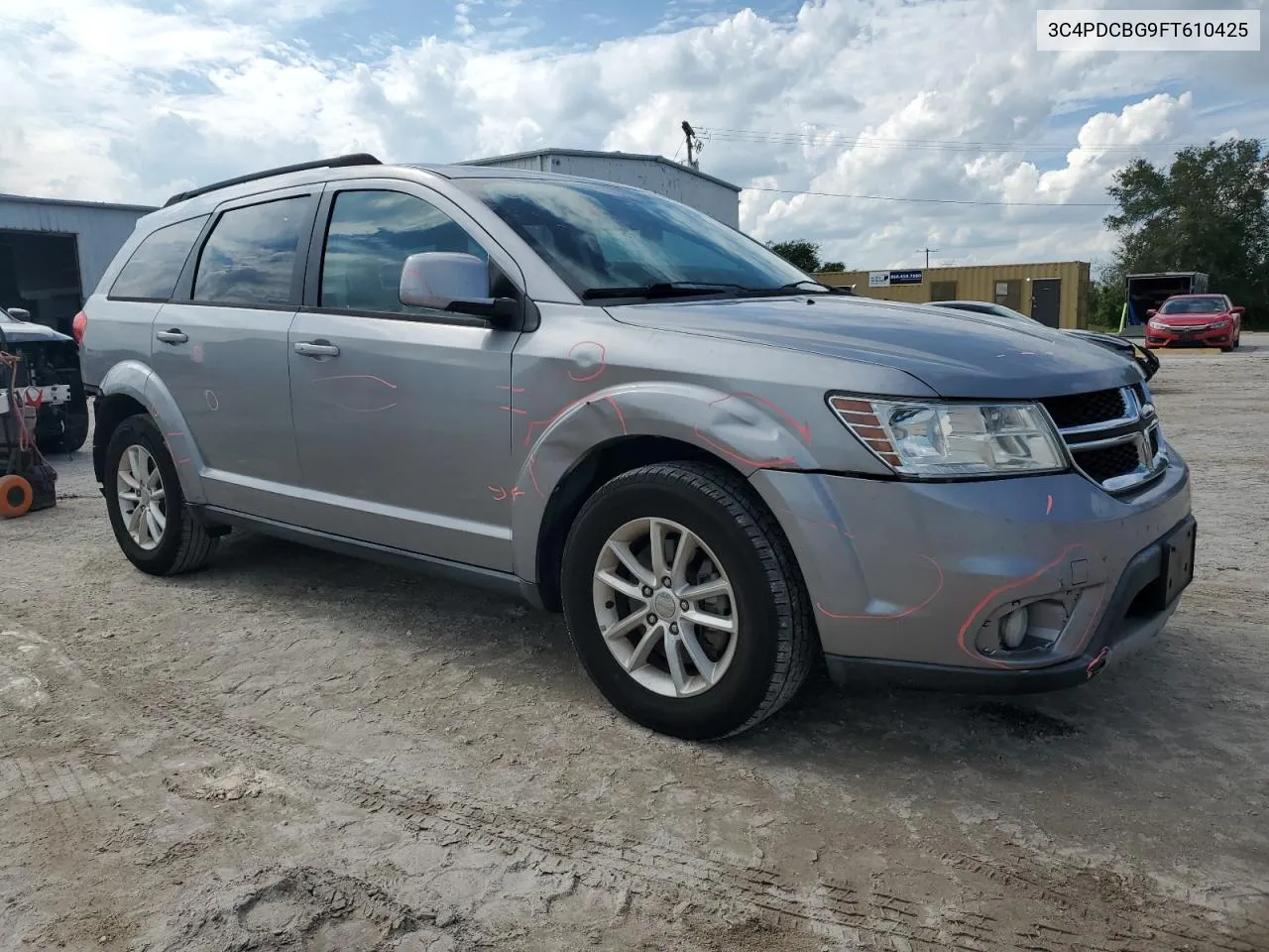 2015 Dodge Journey Sxt VIN: 3C4PDCBG9FT610425 Lot: 74246404