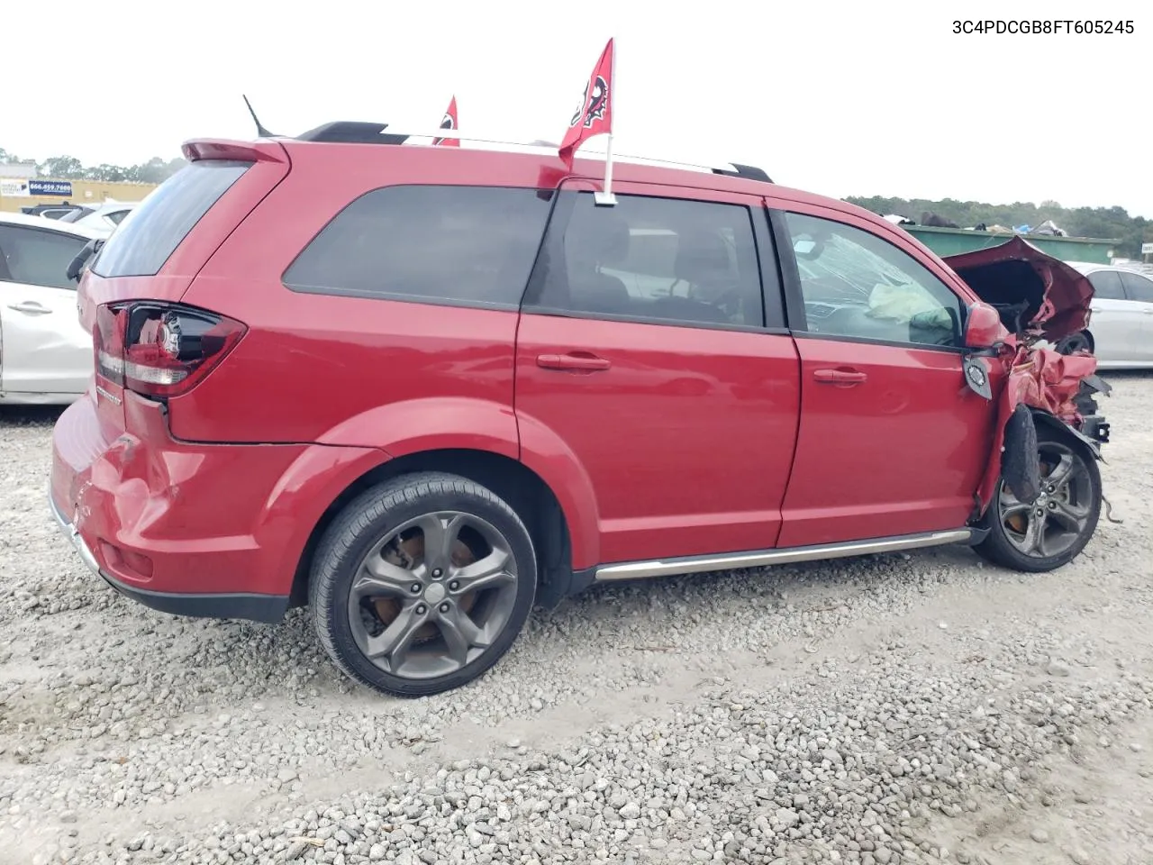 2015 Dodge Journey Crossroad VIN: 3C4PDCGB8FT605245 Lot: 74258194