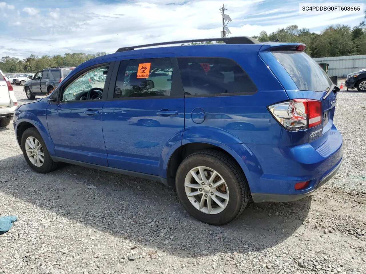 2015 Dodge Journey Sxt VIN: 3C4PDDBG0FT608665 Lot: 74274394