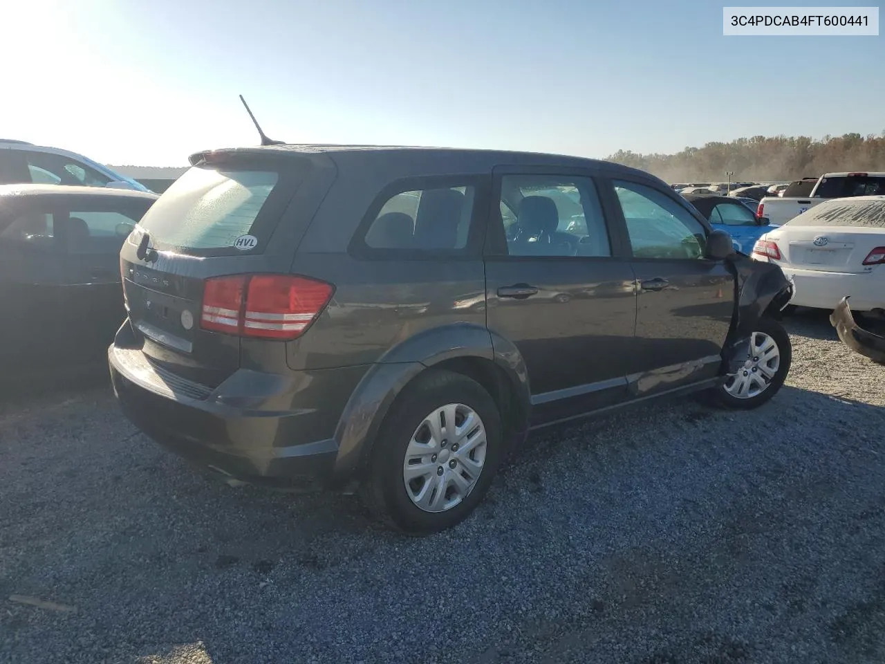 2015 Dodge Journey Se VIN: 3C4PDCAB4FT600441 Lot: 74445334