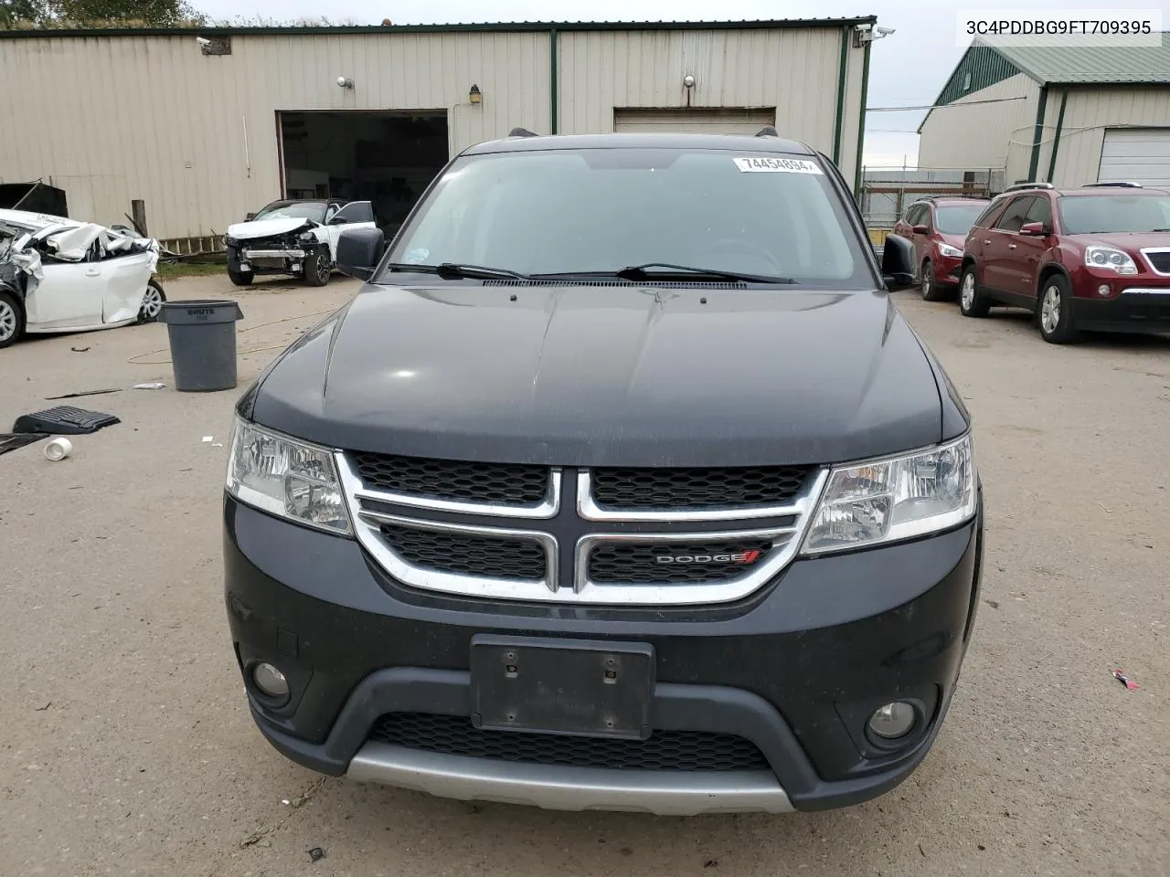 2015 Dodge Journey Sxt VIN: 3C4PDDBG9FT709395 Lot: 74454894