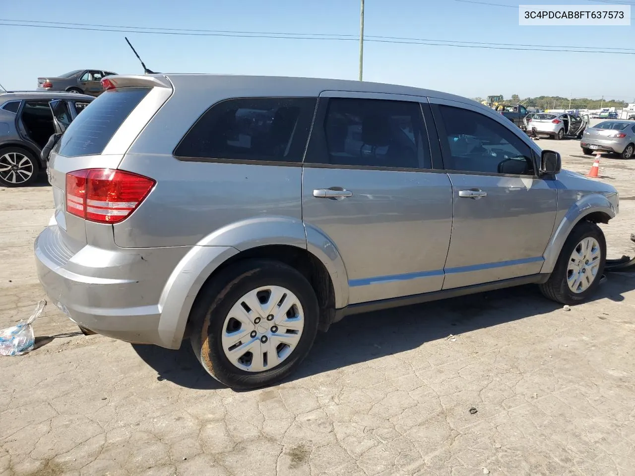 2015 Dodge Journey Se VIN: 3C4PDCAB8FT637573 Lot: 74602134