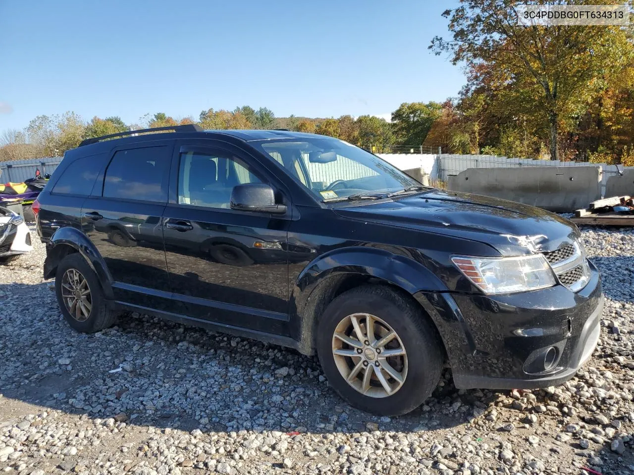 2015 Dodge Journey Sxt VIN: 3C4PDDBG0FT634313 Lot: 74936814