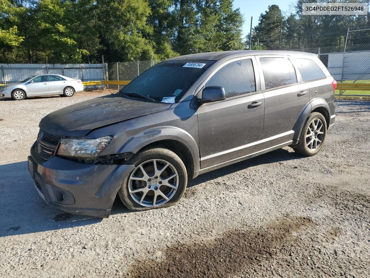 2015 Dodge Journey R/T VIN: 3C4PDDEG2FT526948 Lot: 74955784