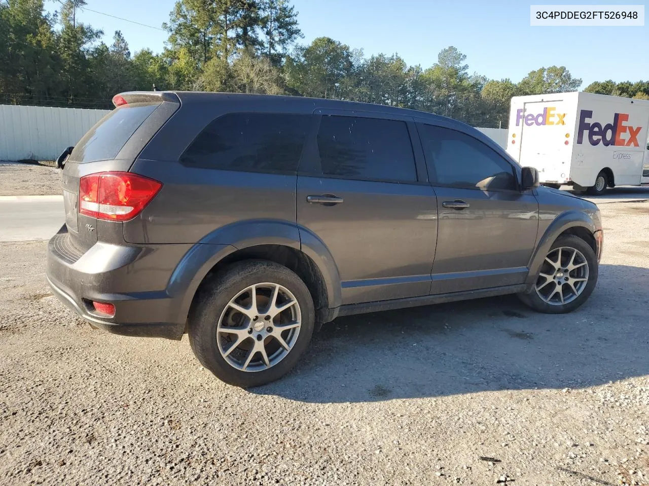 2015 Dodge Journey R/T VIN: 3C4PDDEG2FT526948 Lot: 74955784