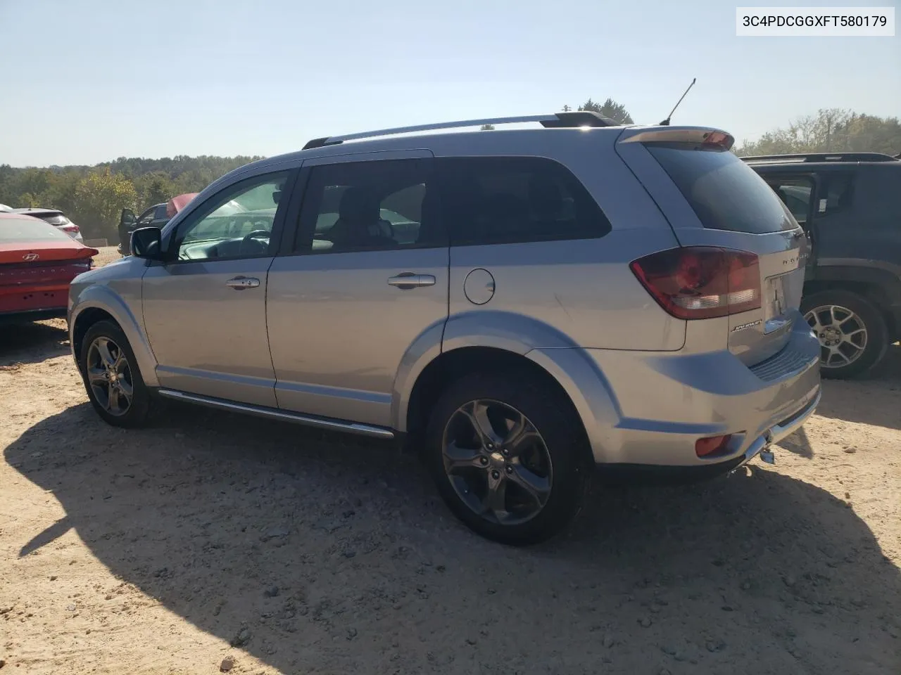 2015 Dodge Journey Crossroad VIN: 3C4PDCGGXFT580179 Lot: 74999444