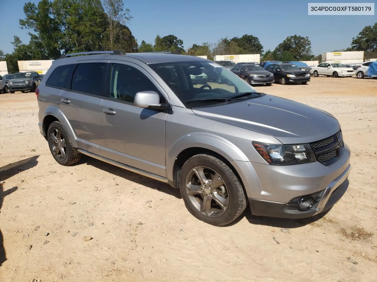 2015 Dodge Journey Crossroad VIN: 3C4PDCGGXFT580179 Lot: 74999444