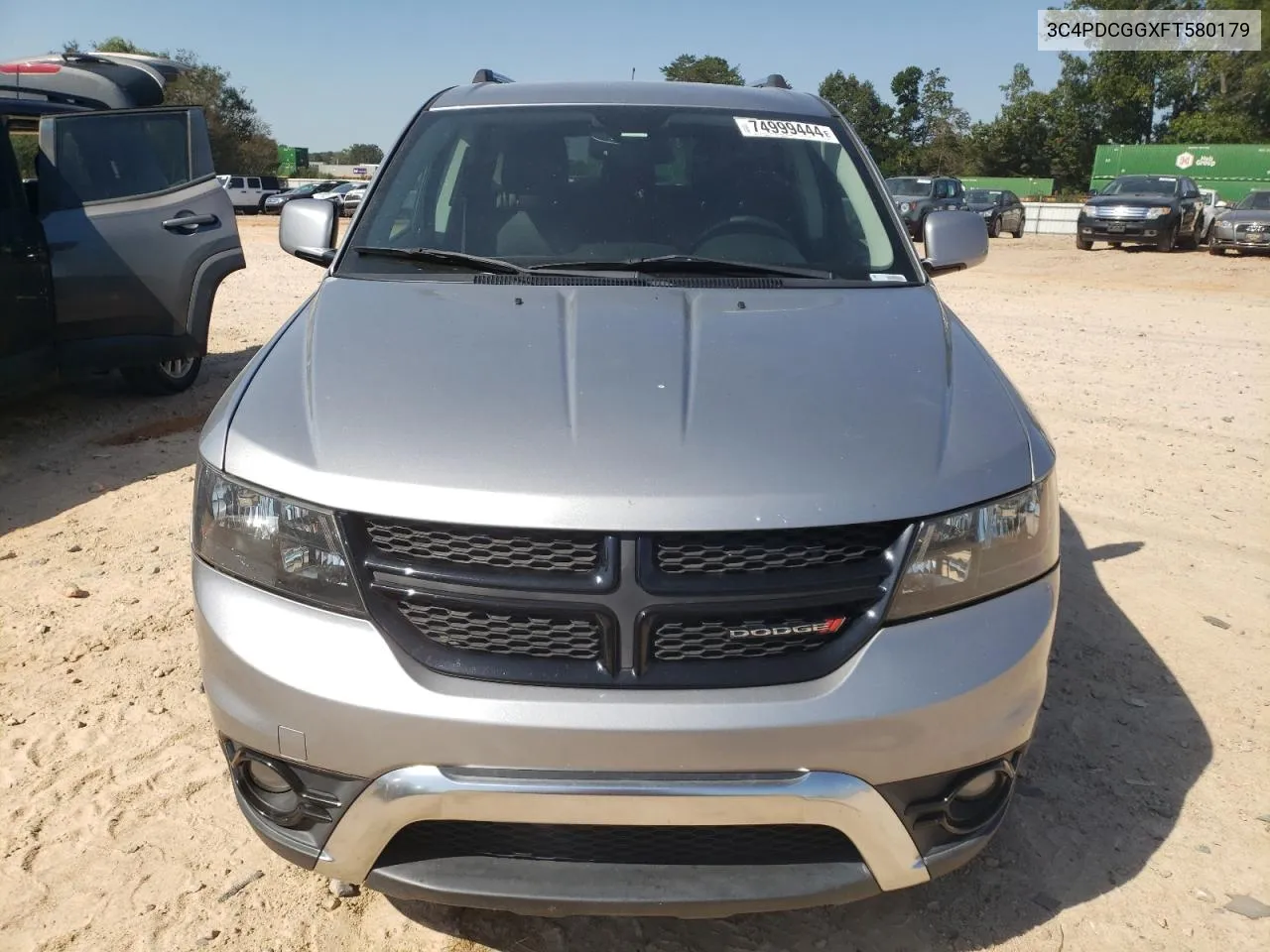 2015 Dodge Journey Crossroad VIN: 3C4PDCGGXFT580179 Lot: 74999444