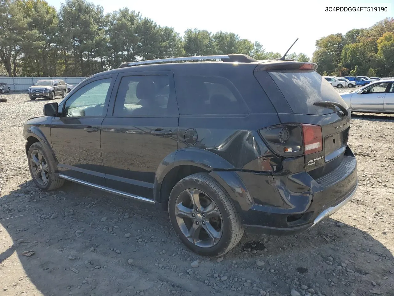 2015 Dodge Journey Crossroad VIN: 3C4PDDGG4FT519190 Lot: 75032364