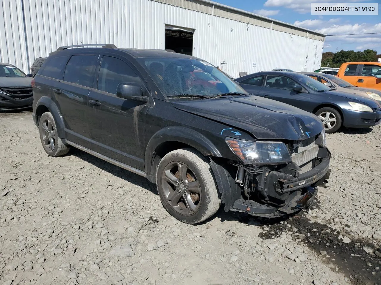 2015 Dodge Journey Crossroad VIN: 3C4PDDGG4FT519190 Lot: 75032364