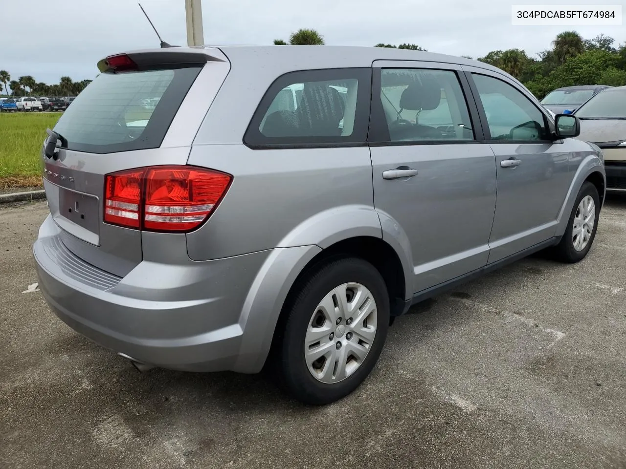 2015 Dodge Journey Se VIN: 3C4PDCAB5FT674984 Lot: 75053904