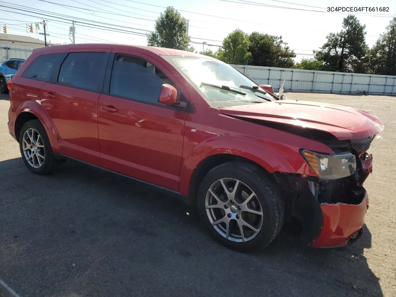 2015 Dodge Journey R/T VIN: 3C4PDCEG4FT661682 Lot: 75194024