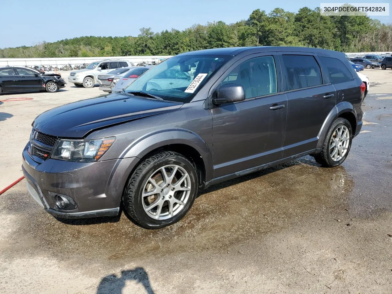 2015 Dodge Journey R/T VIN: 3C4PDCEG6FT542824 Lot: 75273044