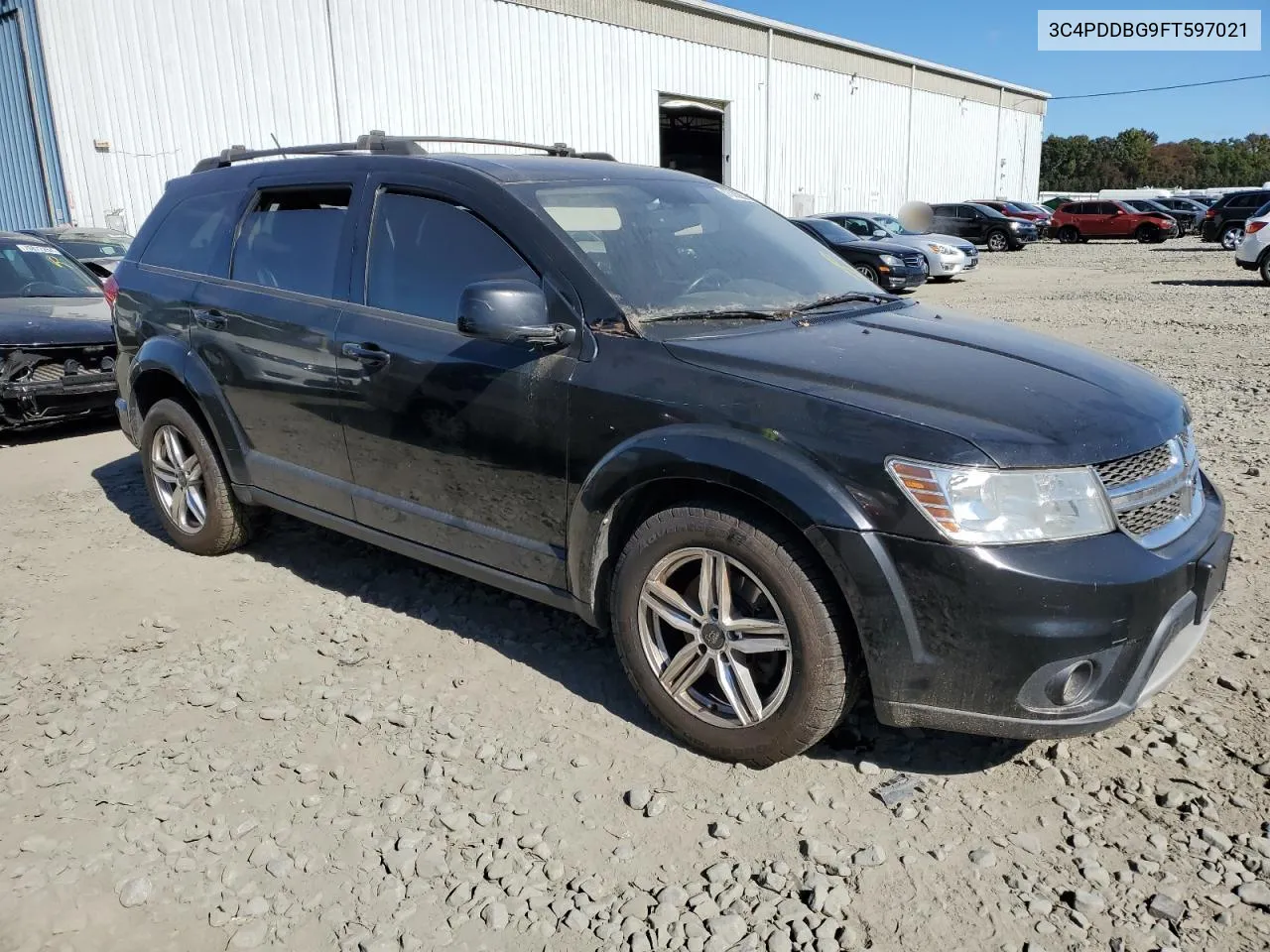 2015 Dodge Journey Sxt VIN: 3C4PDDBG9FT597021 Lot: 75362694