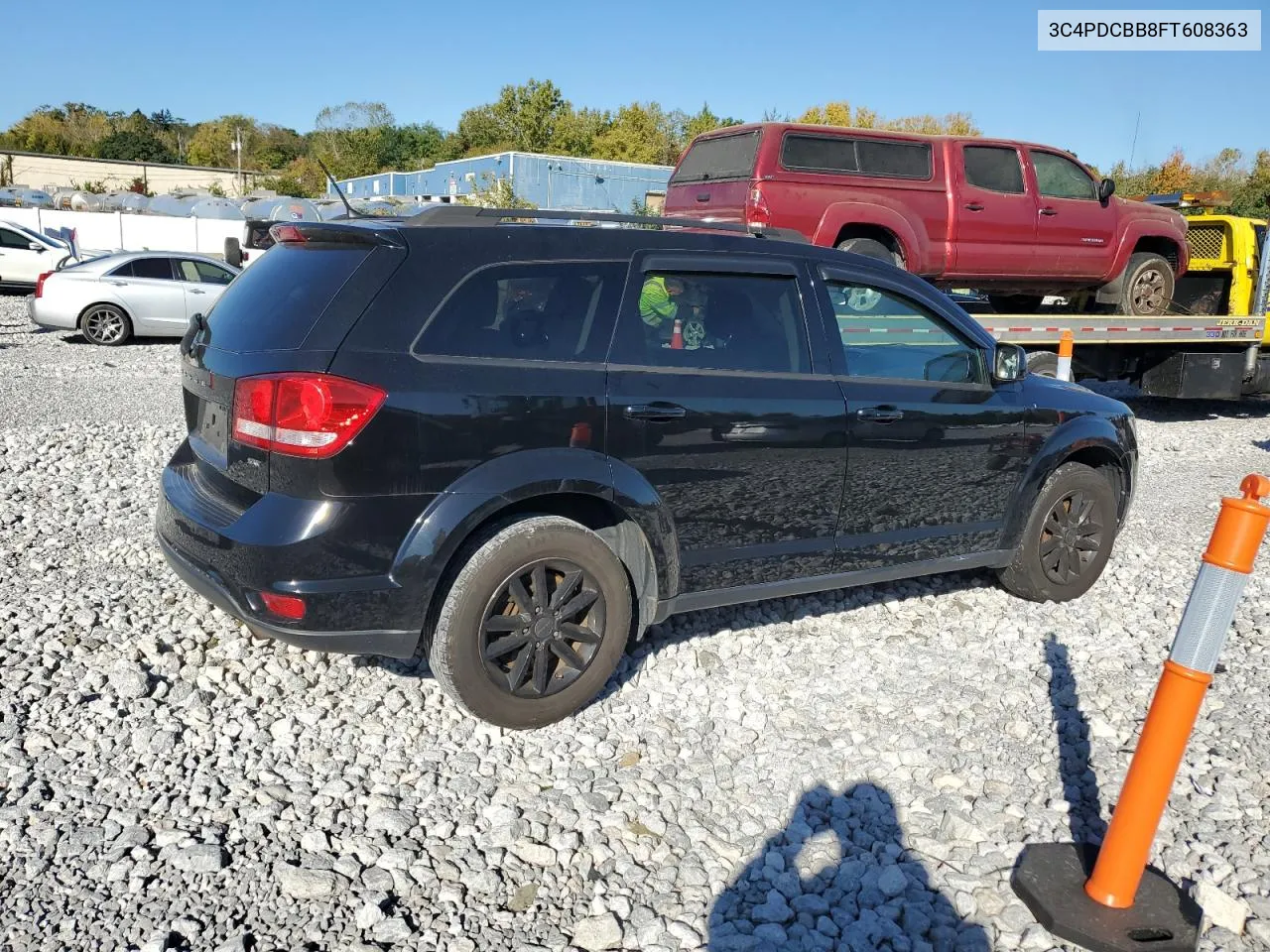 2015 Dodge Journey Sxt VIN: 3C4PDCBB8FT608363 Lot: 75497174