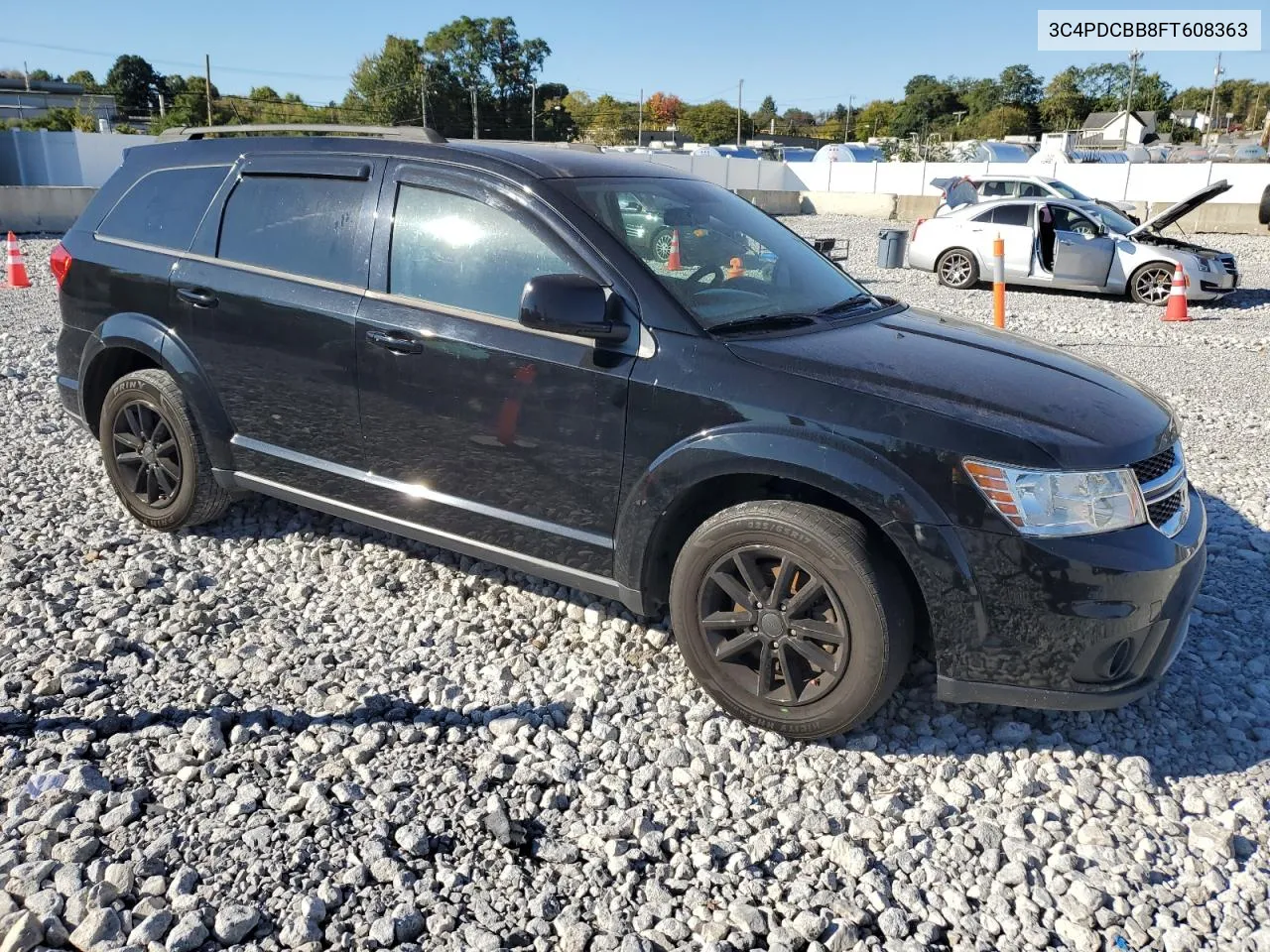 2015 Dodge Journey Sxt VIN: 3C4PDCBB8FT608363 Lot: 75497174