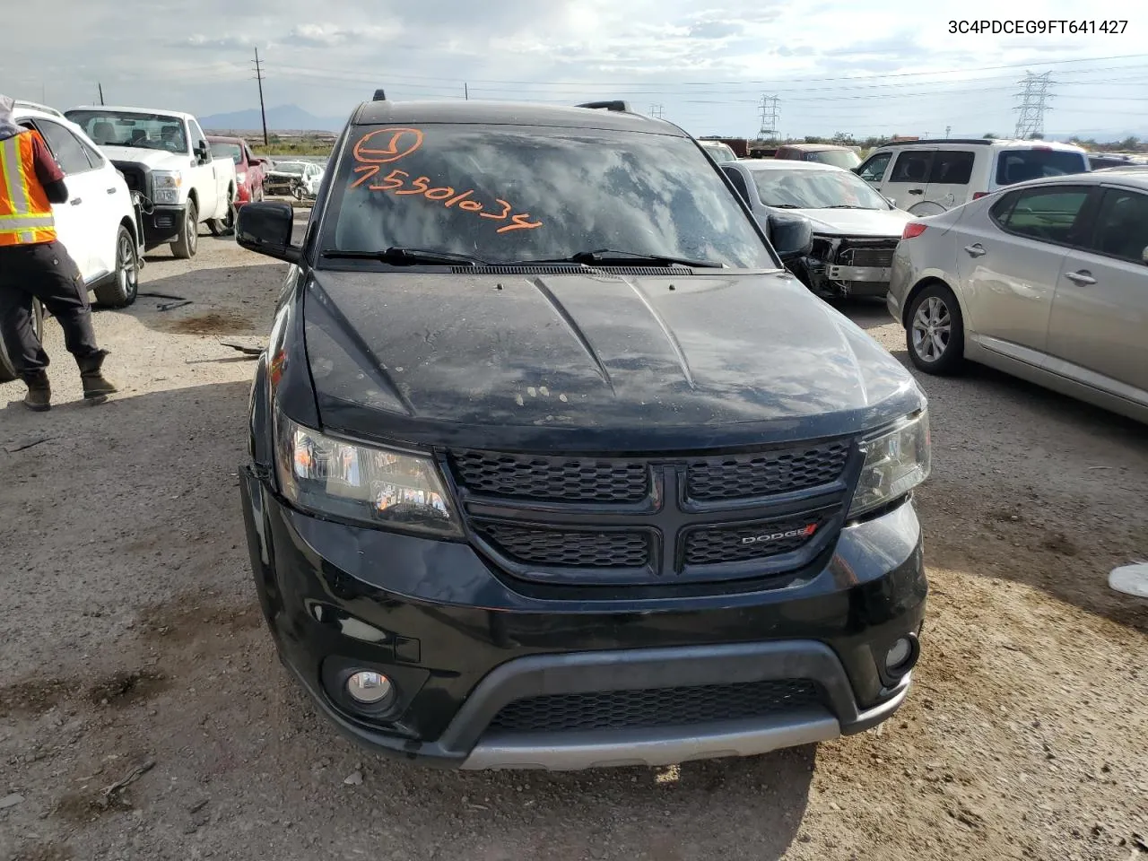 2015 Dodge Journey R/T VIN: 3C4PDCEG9FT641427 Lot: 75501034