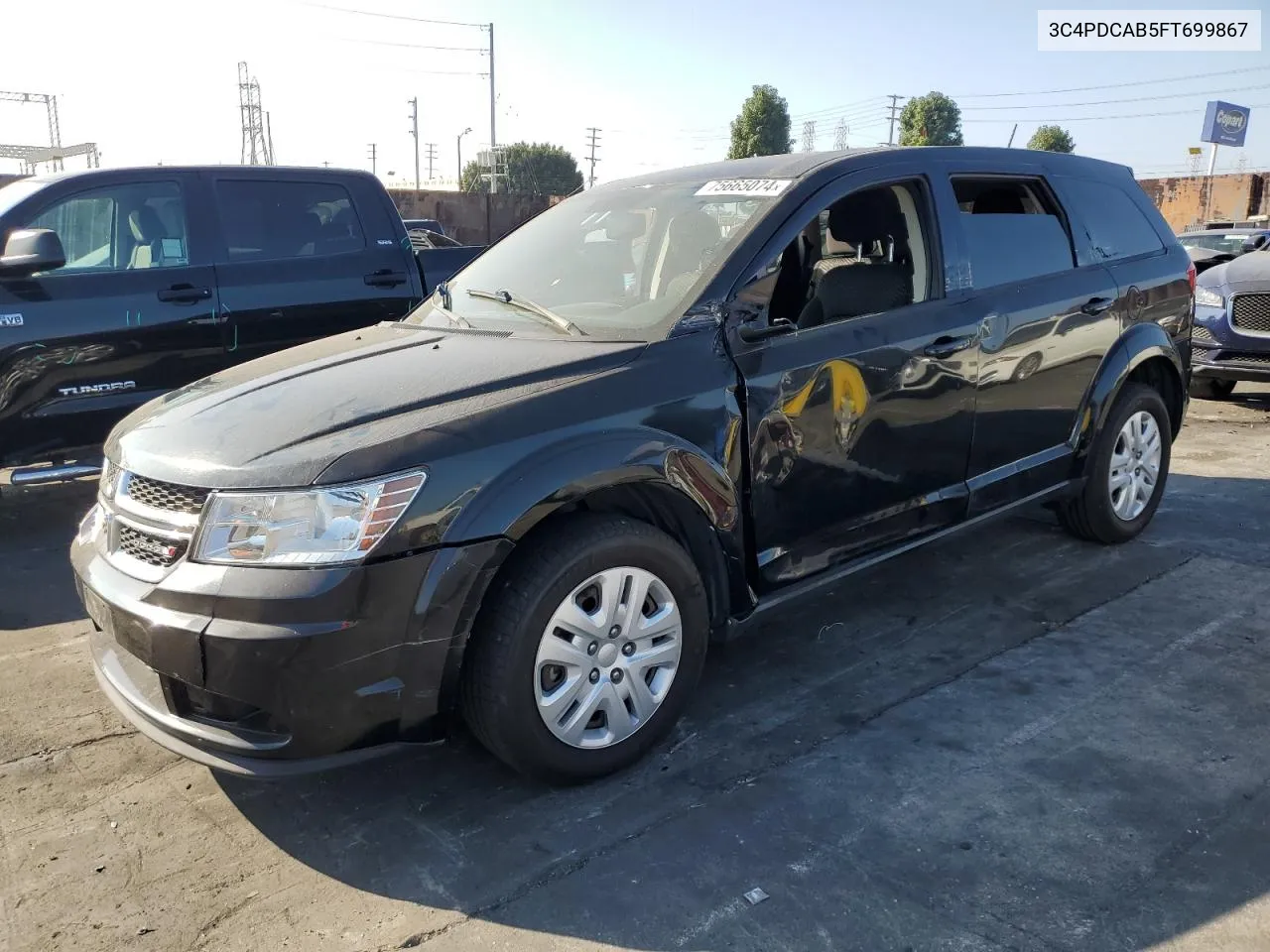 2015 Dodge Journey Se VIN: 3C4PDCAB5FT699867 Lot: 75665074