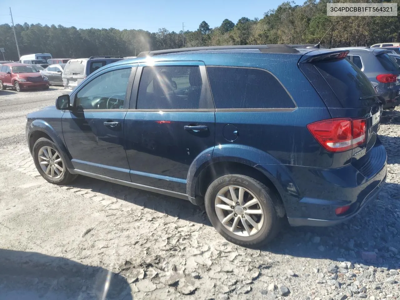 2015 Dodge Journey Sxt VIN: 3C4PDCBB1FT564321 Lot: 75869324