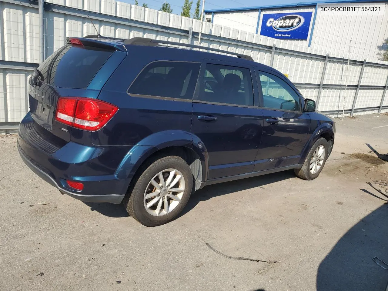 2015 Dodge Journey Sxt VIN: 3C4PDCBB1FT564321 Lot: 75869324