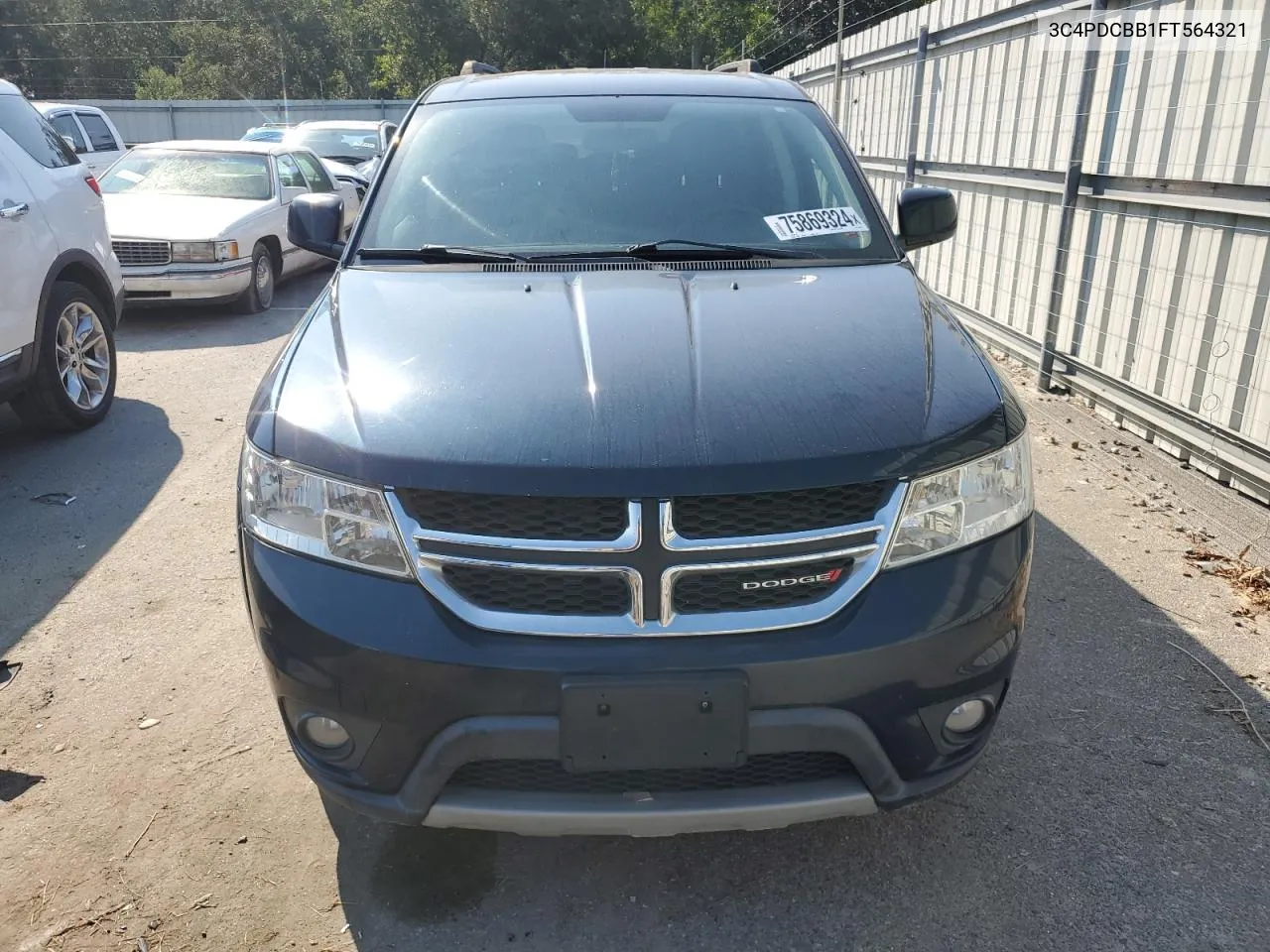 2015 Dodge Journey Sxt VIN: 3C4PDCBB1FT564321 Lot: 75869324