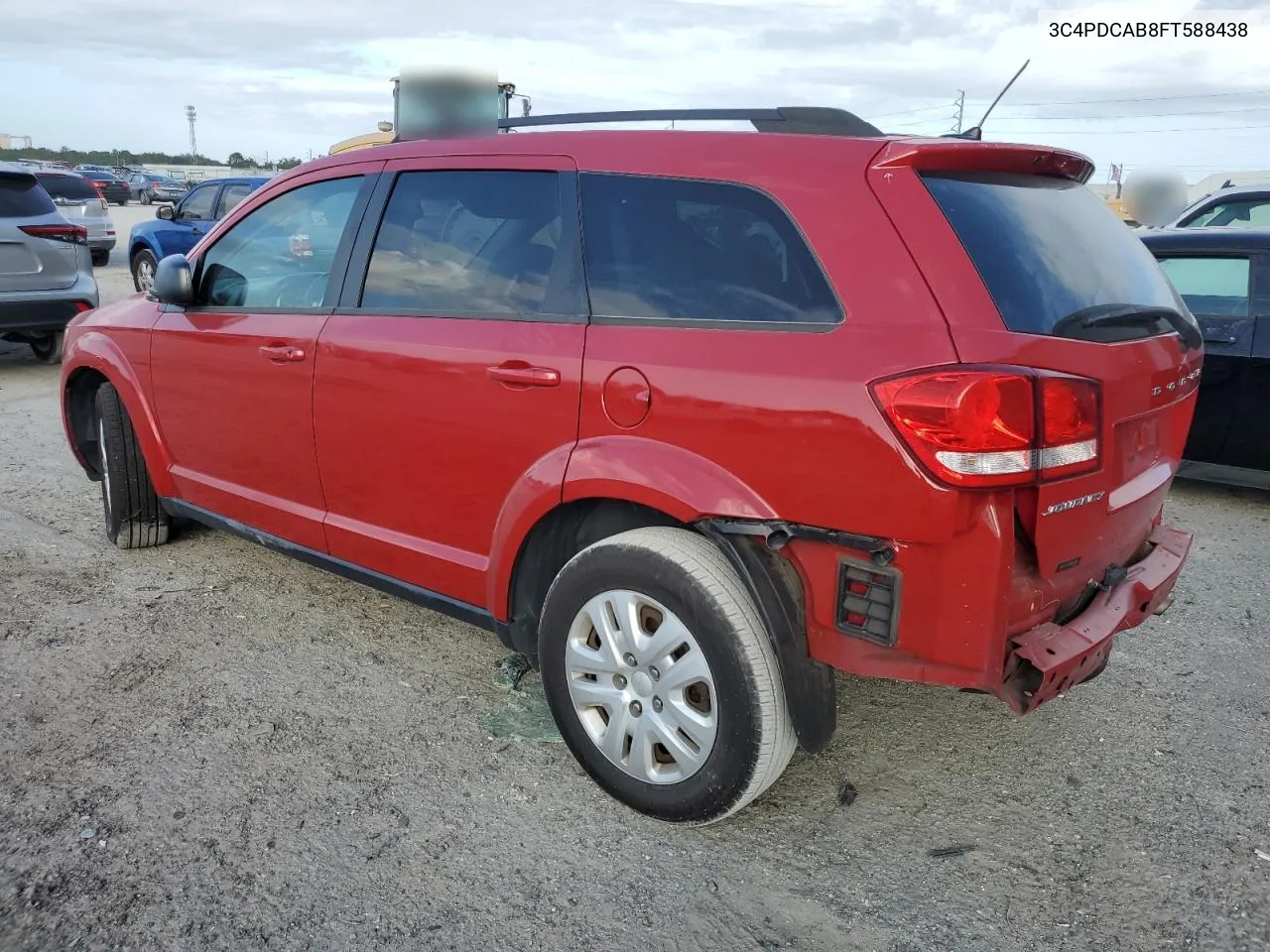 2015 Dodge Journey Se VIN: 3C4PDCAB8FT588438 Lot: 75871724