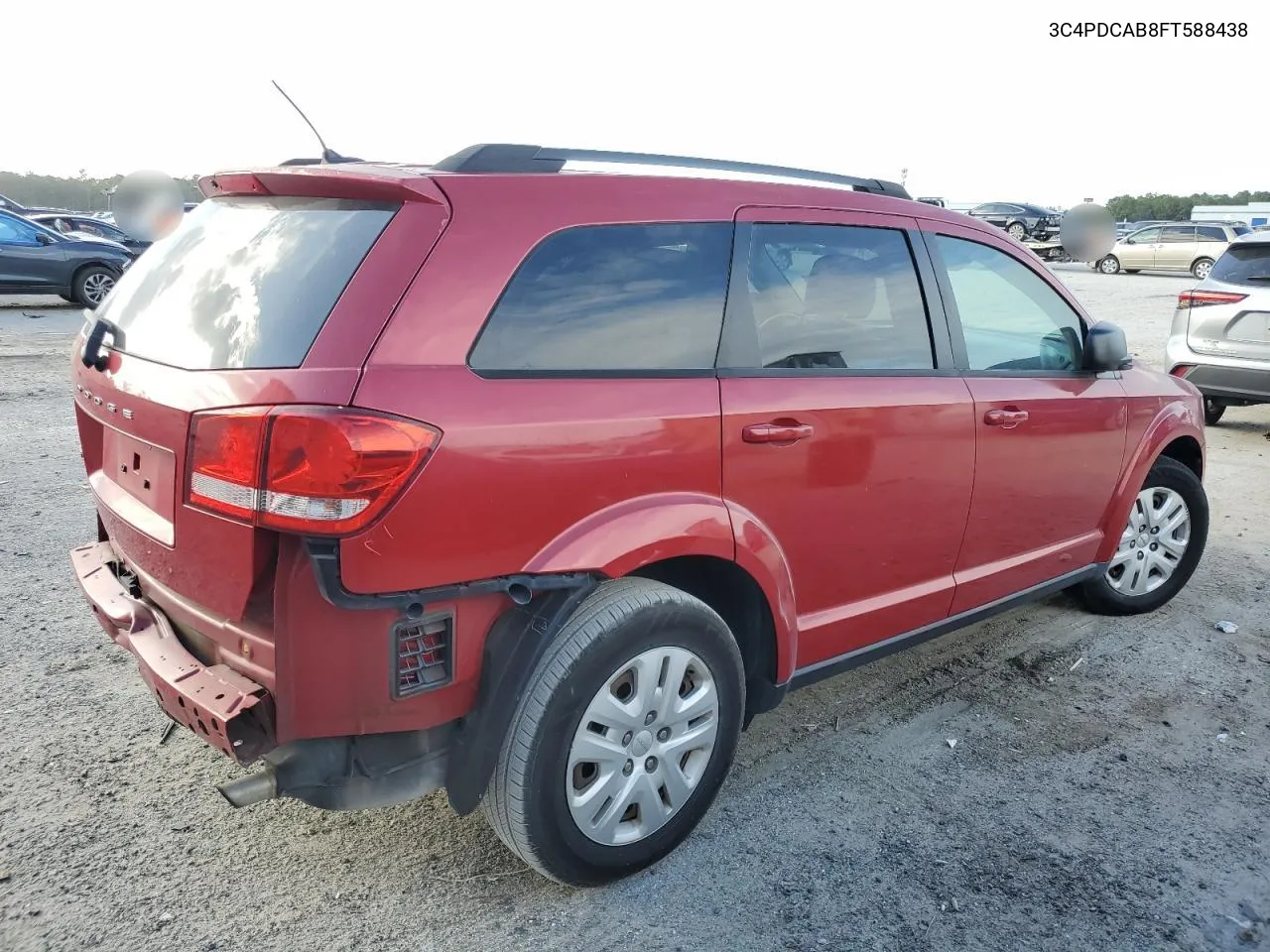 2015 Dodge Journey Se VIN: 3C4PDCAB8FT588438 Lot: 75871724