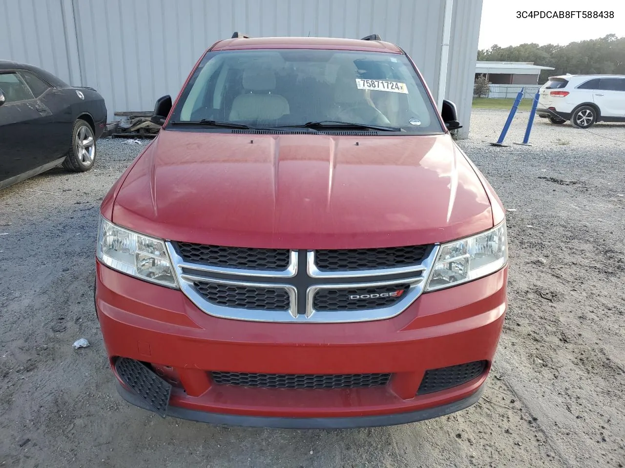 2015 Dodge Journey Se VIN: 3C4PDCAB8FT588438 Lot: 75871724