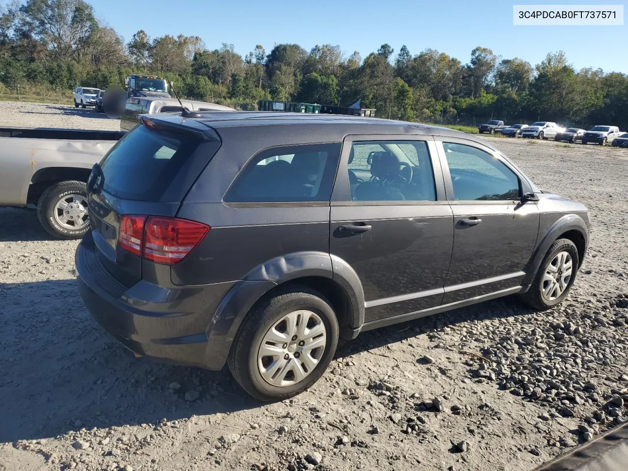 2015 Dodge Journey Se VIN: 3C4PDCAB0FT737571 Lot: 75895234