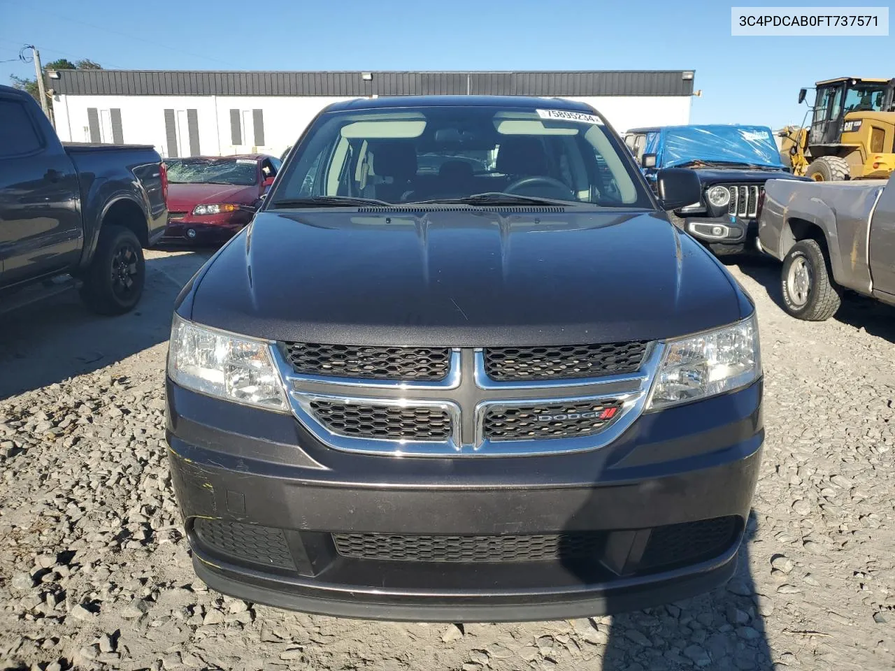 2015 Dodge Journey Se VIN: 3C4PDCAB0FT737571 Lot: 75895234