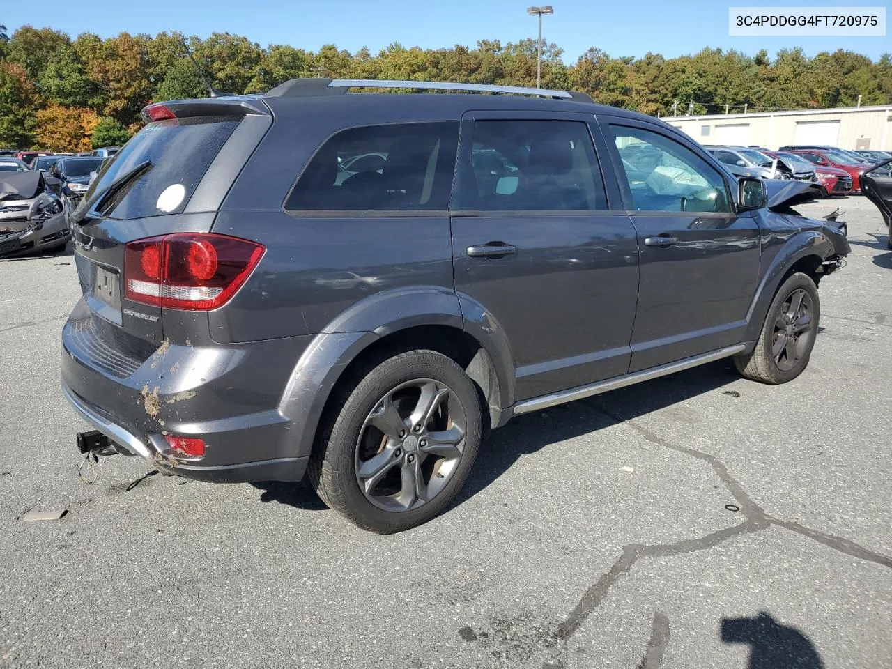 2015 Dodge Journey Crossroad VIN: 3C4PDDGG4FT720975 Lot: 76208334