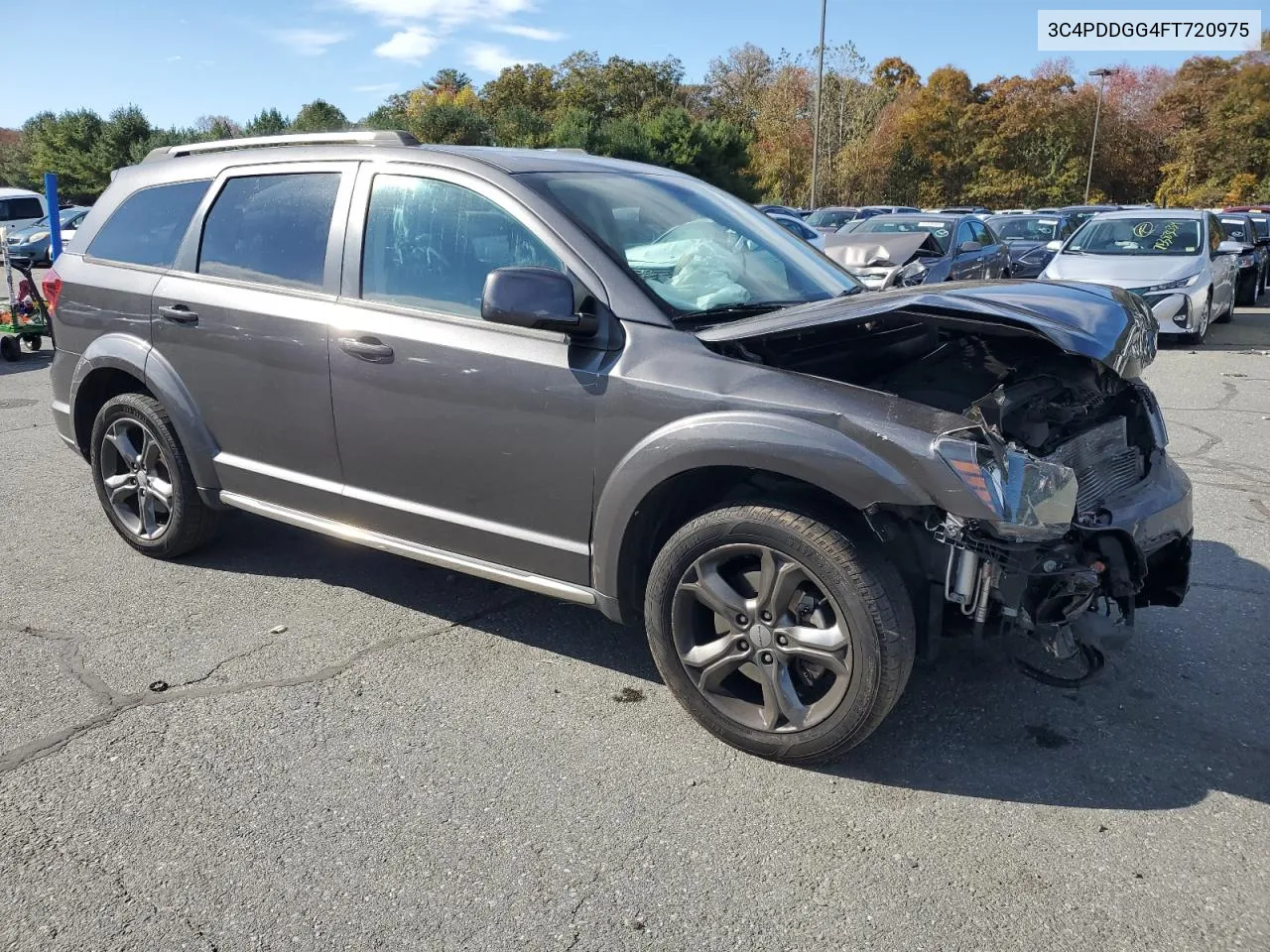 2015 Dodge Journey Crossroad VIN: 3C4PDDGG4FT720975 Lot: 76208334