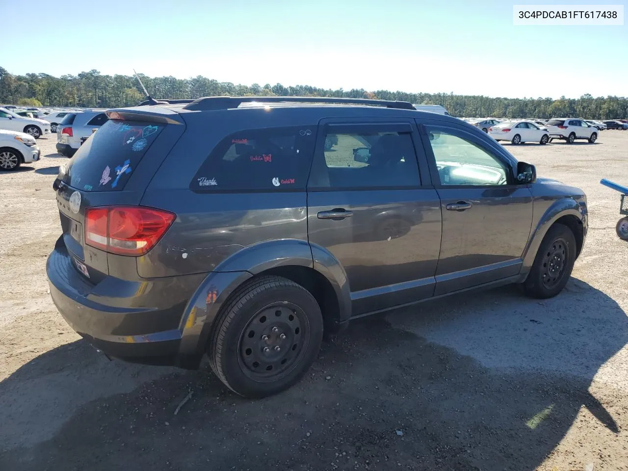 2015 Dodge Journey Se VIN: 3C4PDCAB1FT617438 Lot: 76295854