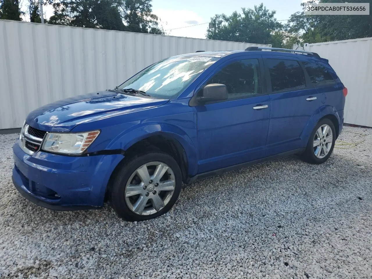 2015 Dodge Journey Se VIN: 3C4PDCAB0FT536656 Lot: 76358474