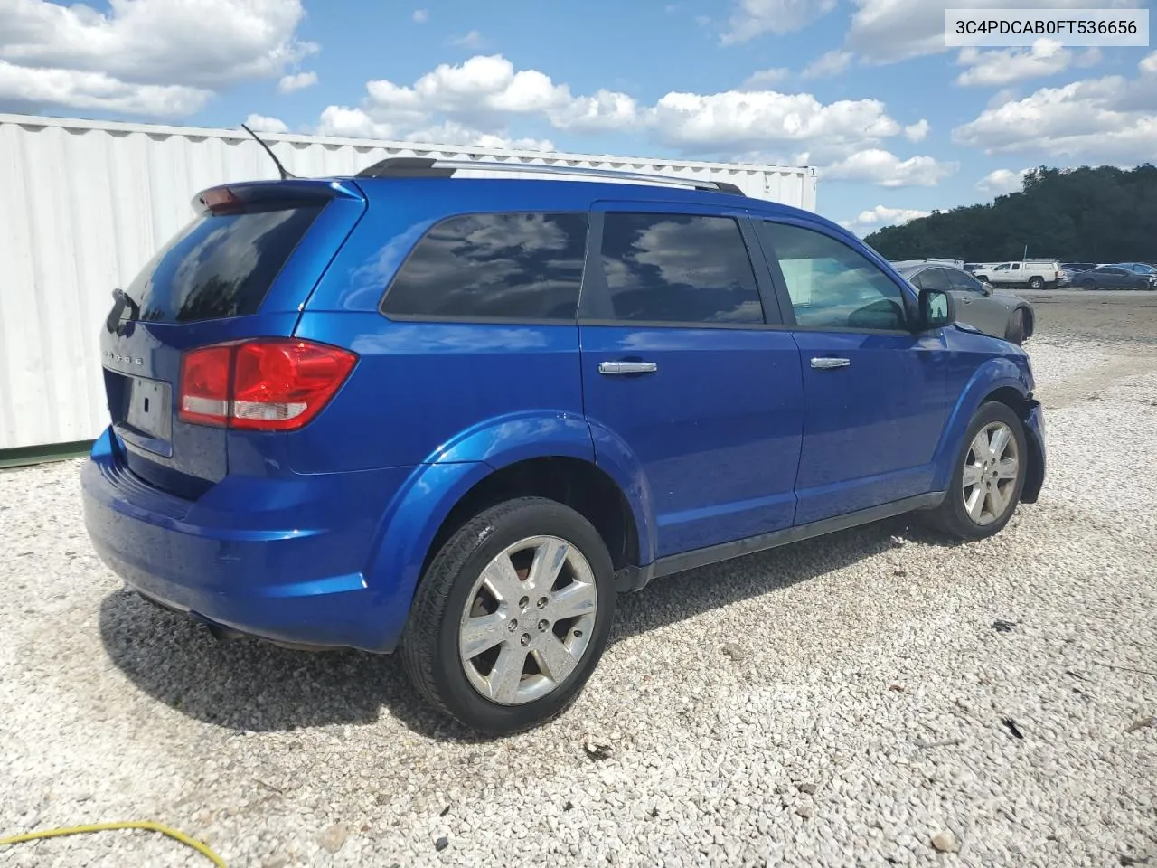 2015 Dodge Journey Se VIN: 3C4PDCAB0FT536656 Lot: 76358474