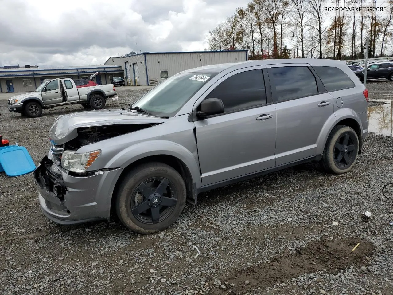 2015 Dodge Journey Se VIN: 3C4PDCABXFT592085 Lot: 76420844