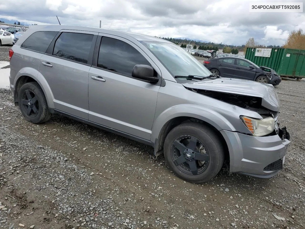 2015 Dodge Journey Se VIN: 3C4PDCABXFT592085 Lot: 76420844