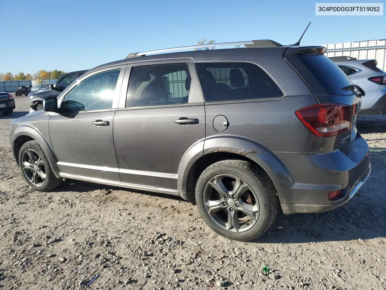 2015 Dodge Journey Crossroad VIN: 3C4PDDGG3FT519052 Lot: 76481134