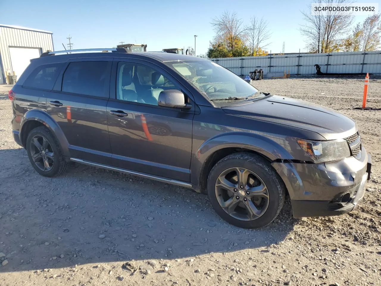 2015 Dodge Journey Crossroad VIN: 3C4PDDGG3FT519052 Lot: 76481134